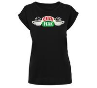 F4NT4STIC T-shirt 'Friends Central Park' vert / rouge / noir / blanc, Taille S