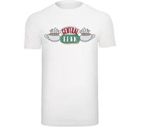 F4NT4STIC T-Shirt 'Friends Central Perk Sketch' beige / vert / rouge / blanc, Taille M