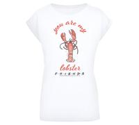 F4NT4STIC T-shirt 'Friends Lobster' rose / noir / blanc, Taille M