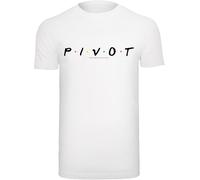 F4NT4STIC T-Shirt 'Friends Pivot' bleu / jaune / noir / blanc, Taille 5XL