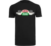 F4NT4STIC T-Shirt 'Friends TV Serie Central Perk' vert / rouge / noir / blanc, Taille M
