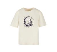 F4NT4STIC T-shirt 'Gothic Valentinstag Skelett Mond' sable / gris / noir / blanc, Taille XXL