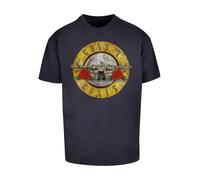 F4NT4STIC T-Shirt 'Guns 'n' Roses ' bleu nuit / mélange de couleurs, Taille L
