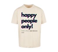 F4NT4STIC T-Shirt 'Happy people only New York' sable / noir, Taille XXL
