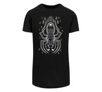 F4NT4STIC T-Shirt 'Harry Potter Aragog Line Art' jaune / noir / blanc, Taille XS