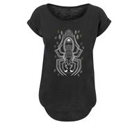 F4NT4STIC T-shirt 'Harry Potter Aragog' noir / blanc, Taille XS