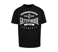 F4NT4STIC T-Shirt 'Harry Potter Gryffindor Keeper' noir / blanc, Taille L