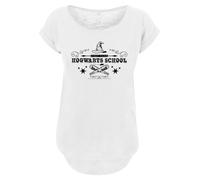 F4NT4STIC T-shirt 'Harry Potter Hogwarts First Year' noir / blanc chiné, Taille 4XL