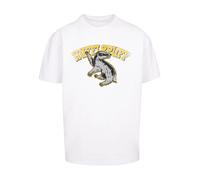 F4NT4STIC T-Shirt 'Harry Potter Hufflepuff Sport Emblem' jaune / gris / noir / blanc, Taille XL