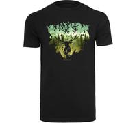 F4NT4STIC T-Shirt 'Harry Potter Magical Forest' jaune clair / olive / jade / noir, Taille XS