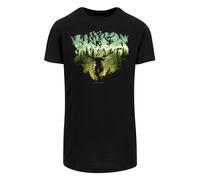 F4NT4STIC T-Shirt 'Harry Potter Magical Forest' roseau / pomme / vert pastel / noir, Taille M