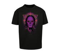 F4NT4STIC T-Shirt 'Harry Potter Neon Death Eater' jaune / violet / rose / noir, Taille 5XL