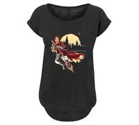 F4NT4STIC T-shirt 'Harry Potter Quidditch Seeker' jaune / gris / rouge cerise / noir, Taille XXXL