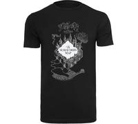 F4NT4STIC T-Shirt 'Harry Potter The Marauder's Map' gris / noir / blanc, Taille XXXL