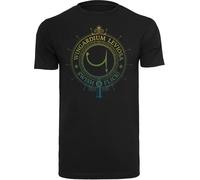 F4NT4STIC T-Shirt 'Harry Potter Wingardium Leviosa Spells Charms' bleu / jaune / vert / noir, Taille 5XL