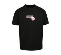 F4NT4STIC T-Shirt 'Heidi Homesick Heroes of Childhood' rose / noir / blanc, Taille M