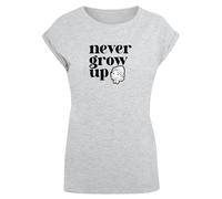 F4NT4STIC T-shirt 'Heroes of Childhood Pinocchio' gris / noir / blanc, Taille L