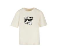 F4NT4STIC T-shirt 'Heroes of Childhood Pinocchio Never Grow Up' sable / noir / blanc, Taille XL