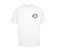 F4NT4STIC T-Shirt 'Heroes of Childhood Pinocchio Sundowner' orange / rose ancienne / blanc, Taille S