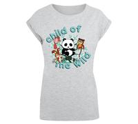 F4NT4STIC T-shirt 'Heroes of Childhood Tao Tao Child Of The Wild' gris / mélange de couleurs, Taille XXXL