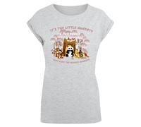 F4NT4STIC T-shirt 'Heroes of Childhood Tao Tao Childhood Memories' gris / mélange de couleurs, Taille XS