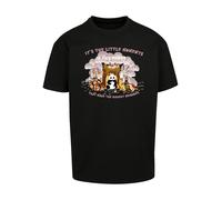 F4NT4STIC T-Shirt 'Heroes of Childhood Tao Tao Childhood Memories' mélange de couleurs / noir, Taille S