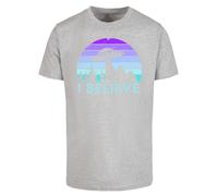 F4NT4STIC T-Shirt 'I BELIEVE UFO Alien Raumschiff' gris chiné, Taille 4XL