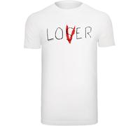 F4NT4STIC T-Shirt 'IT Loser Lover' rouge / noir / blanc, Taille M
