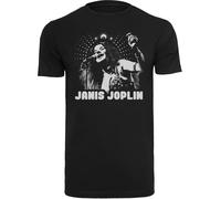 F4NT4STIC T-Shirt 'Janis Joplin' gris clair / noir, Taille 4XL