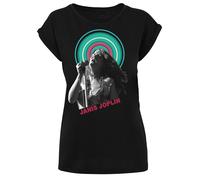 F4NT4STIC T-shirt 'Janis Joplin' mélange de couleurs / noir, Taille 5XL