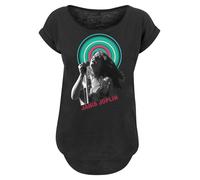 F4NT4STIC T-shirt 'Janis Joplin' mélange de couleurs / noir, Taille L