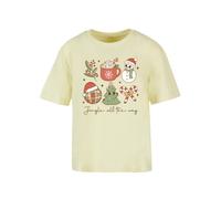 F4NT4STIC T-shirt 'Jingle All The Way Christmas Groove' jaune / mélange de couleurs, Taille L