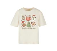 F4NT4STIC T-shirt 'Jingle All The Way Christmas Groove' sable / mélange de couleurs, Taille XL