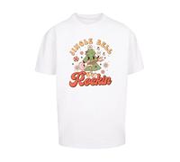 F4NT4STIC T-Shirt 'Jingle Bell Rockin Christmas' mélange de couleurs / blanc, Taille S