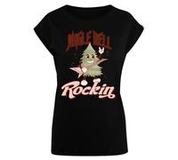 F4NT4STIC T-shirt 'Jingle Bell Rocking Christmas Tree' mélange de couleurs / noir, Taille 4XL