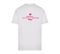 F4NT4STIC T-Shirt 'Kellogg's Breakfast Cereals Morning Lets Face It' rouge / blanc, Taille 5XL