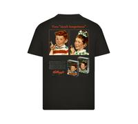 F4NT4STIC T-Shirt 'Kellogg's Corn Flakes Cereal Box Children Retro' rouge / noir, Taille 122-128