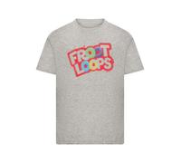 F4NT4STIC T-Shirt 'Kellogg's Froot Loops Breakfast Cereal Pop Art' gris / mélange de couleurs, Taille 146-152