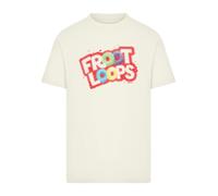 F4NT4STIC T-Shirt 'Kellogg's Froot Loops Breakfast Cereal Pop Art' sable / bleu / vert / rouge, Taille XXXL