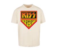 F4NT4STIC T-Shirt 'Kiss Army Logo' sable / jaune / orange / rouge, Taille 5XL