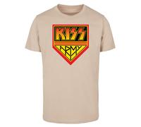 F4NT4STIC T-Shirt 'Kiss Army Logo' sable / jaune / rouge / noir, Taille XXXL