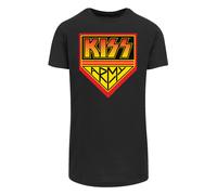 F4NT4STIC T-Shirt 'Kiss' jaune / orange / noir, Taille XS