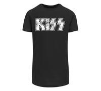 F4NT4STIC T-Shirt 'Kiss Rock Band' noir / blanc, Taille XXL
