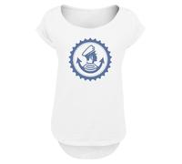 F4NT4STIC T-shirt 'Knut und Jan Hamburg' bleu / blanc, Taille 5XL