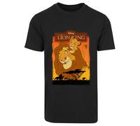 F4NT4STIC T-Shirt 'König Der Löwen Simba Und Mufasa' ocre / jaune / orange / noir, Taille XS