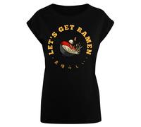 F4NT4STIC T-shirt 'Lets get Ramen' mélange de couleurs / noir, Taille XXXL