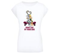 F4NT4STIC T-shirt 'Looney Tunes Bugs And Lola Valentine's Cuddle' mélange de couleurs / blanc, Taille S