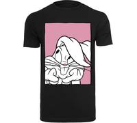 F4NT4STIC T-Shirt 'Looney Tunes Bugs Bunny Adore' rose ancienne / noir / blanc, Taille S