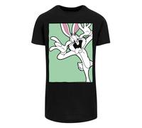 F4NT4STIC T-Shirt 'Looney Tunes Bugs Bunny Funny Face' vert clair / rose / noir / blanc, Taille S
