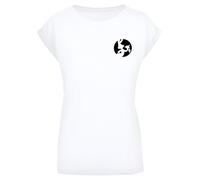 F4NT4STIC T-shirt 'Looney Tunes Bugs Bunny' noir / blanc, Taille L